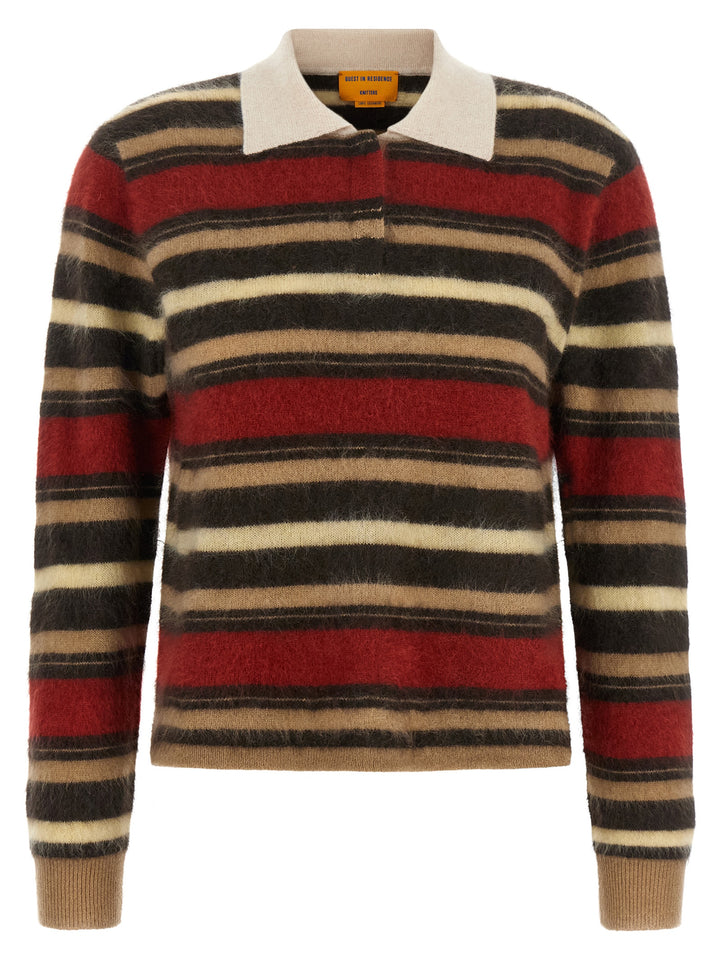 Guest in Residence Multicolor Cashmere Polo Shirt