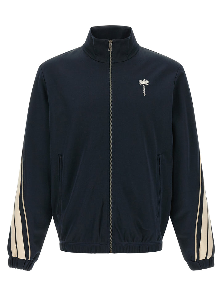 Palm Angels Blue Polyester Sweatshirt