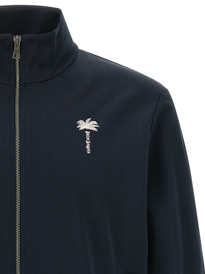 Palm Angels Blue Polyester Sweatshirt