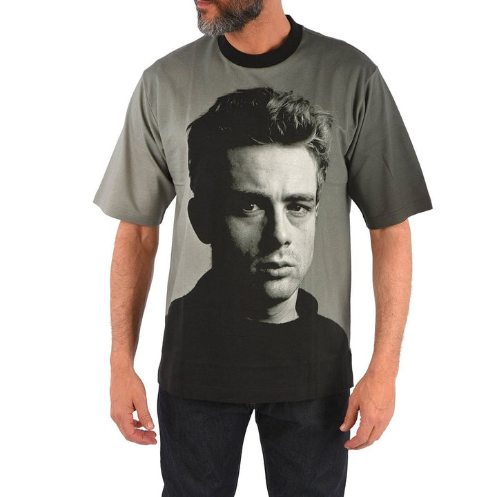 Dolce &amp; Gabbana Black Cotton T-Shirt