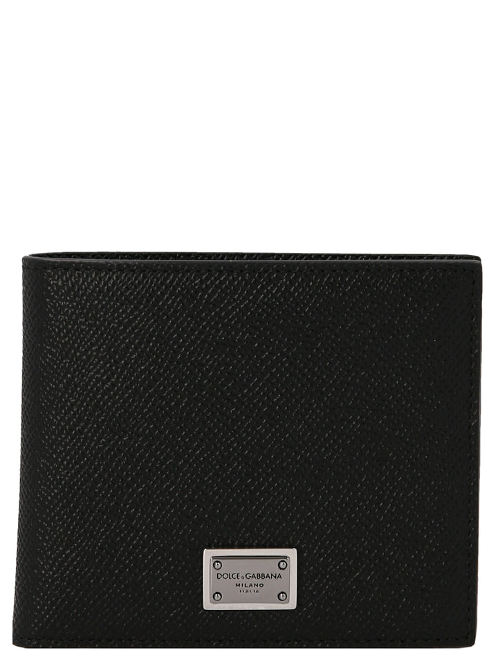 Dolce &amp; Gabbana Black Calfskin Wallet