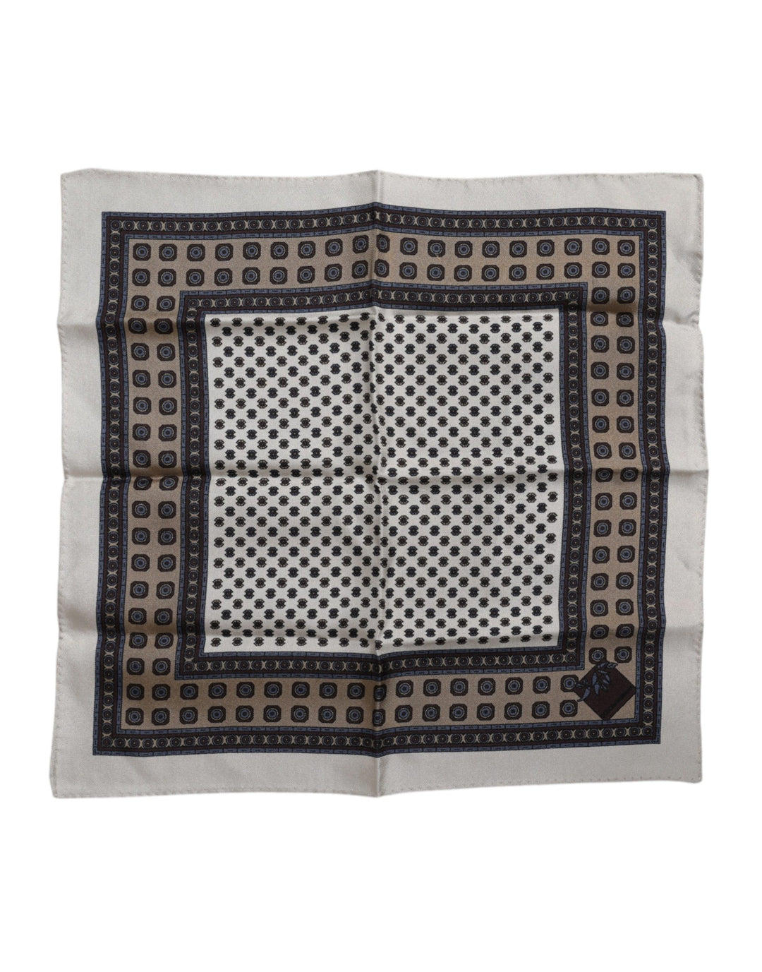 Dolce &amp; Gabbana Multicolor Geometric Handkerchief Pocket Scarf