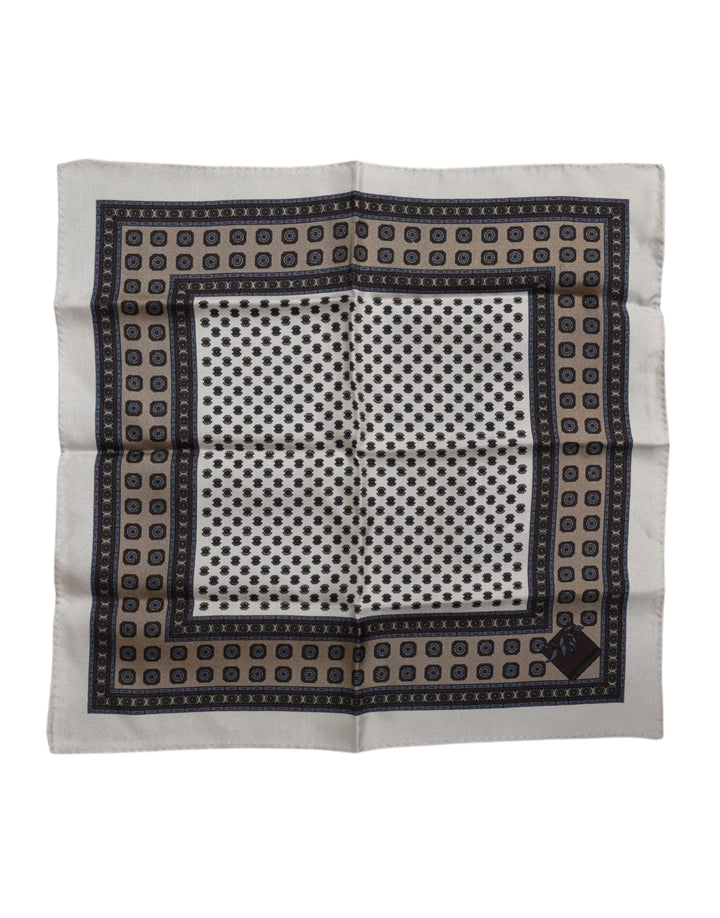 Dolce &amp; Gabbana Multicolor Geometric Handkerchief Pocket Scarf