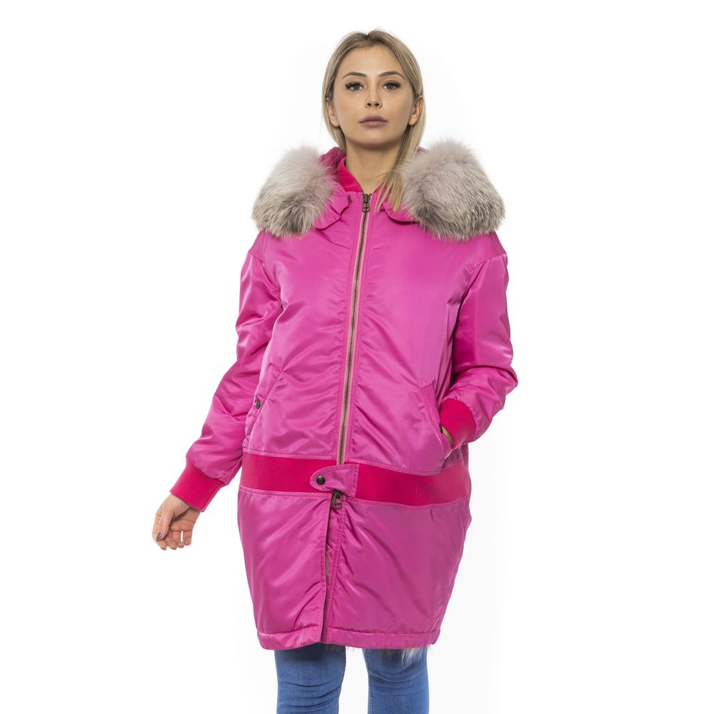 Mr&amp;Mrs Italy Pink Cotton Women Jacket