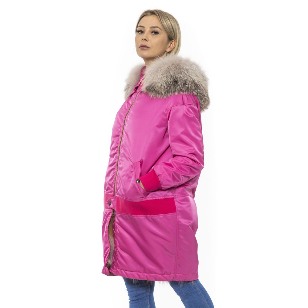 Mr&amp;Mrs Italy Pink Cotton Women Jacket