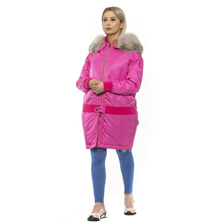 Mr&amp;Mrs Italy Pink Cotton Women Jacket