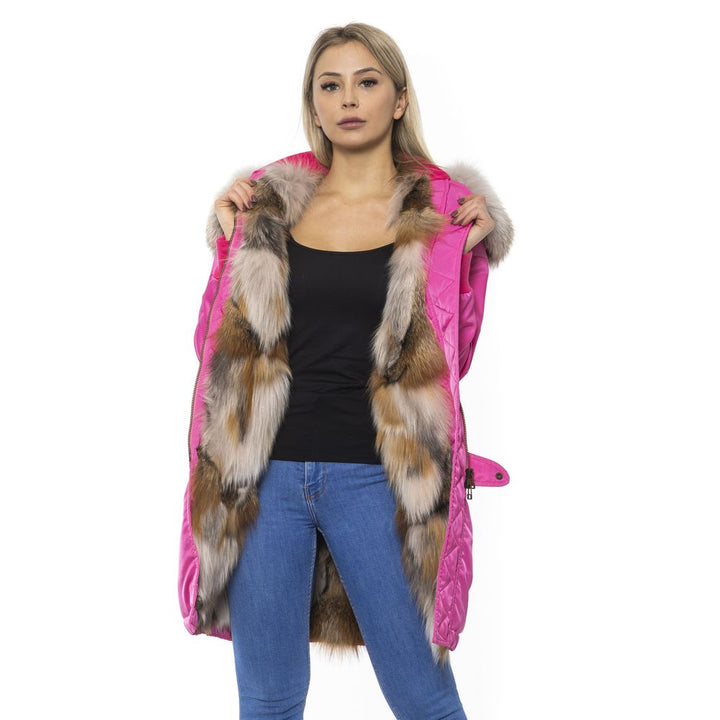 Mr&amp;Mrs Italy Pink Cotton Women Jacket