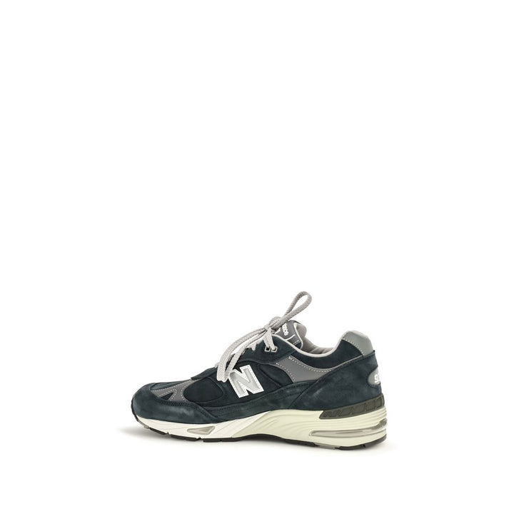 New Balance Blue Suede Leather Athletic Sneakers
