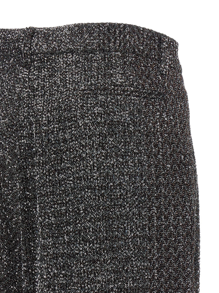 Missoni Black Polyamide Casual Pants