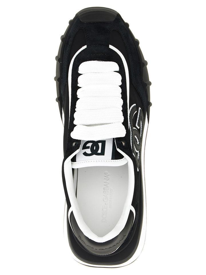 Dolce &amp; Gabbana Black Polyamide Athletic Sneakers