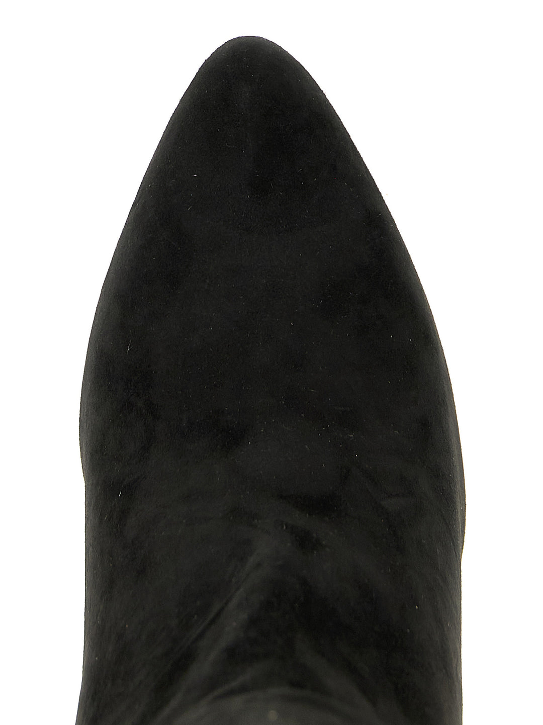 Christian Louboutin Black Calfskin Over The Knee