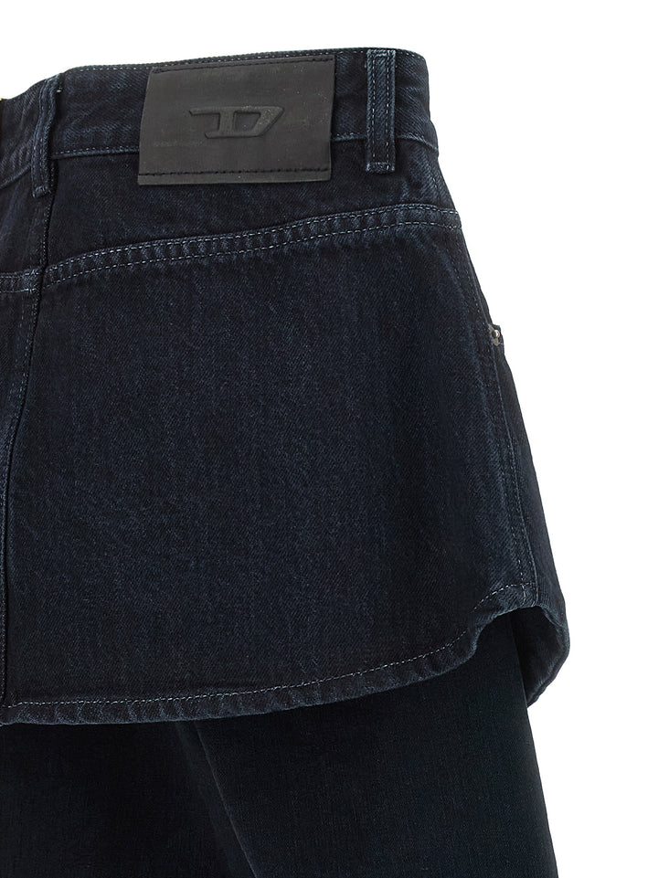 Diesel Blue Cotton Skinny Jeans
