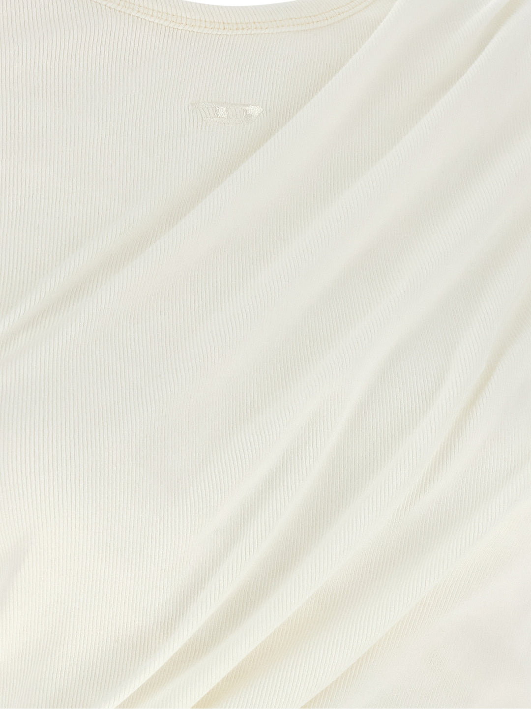 Diesel White Cotton Long Sleeve T-Shirt
