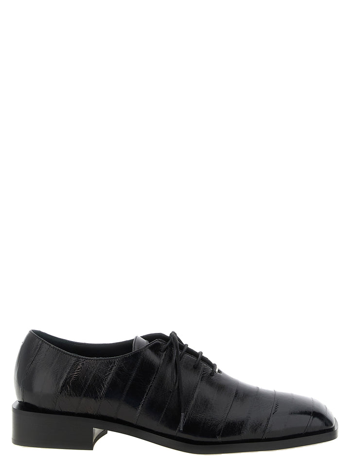 Giuseppe Zanotti Black Leather Oxfords And Derbies