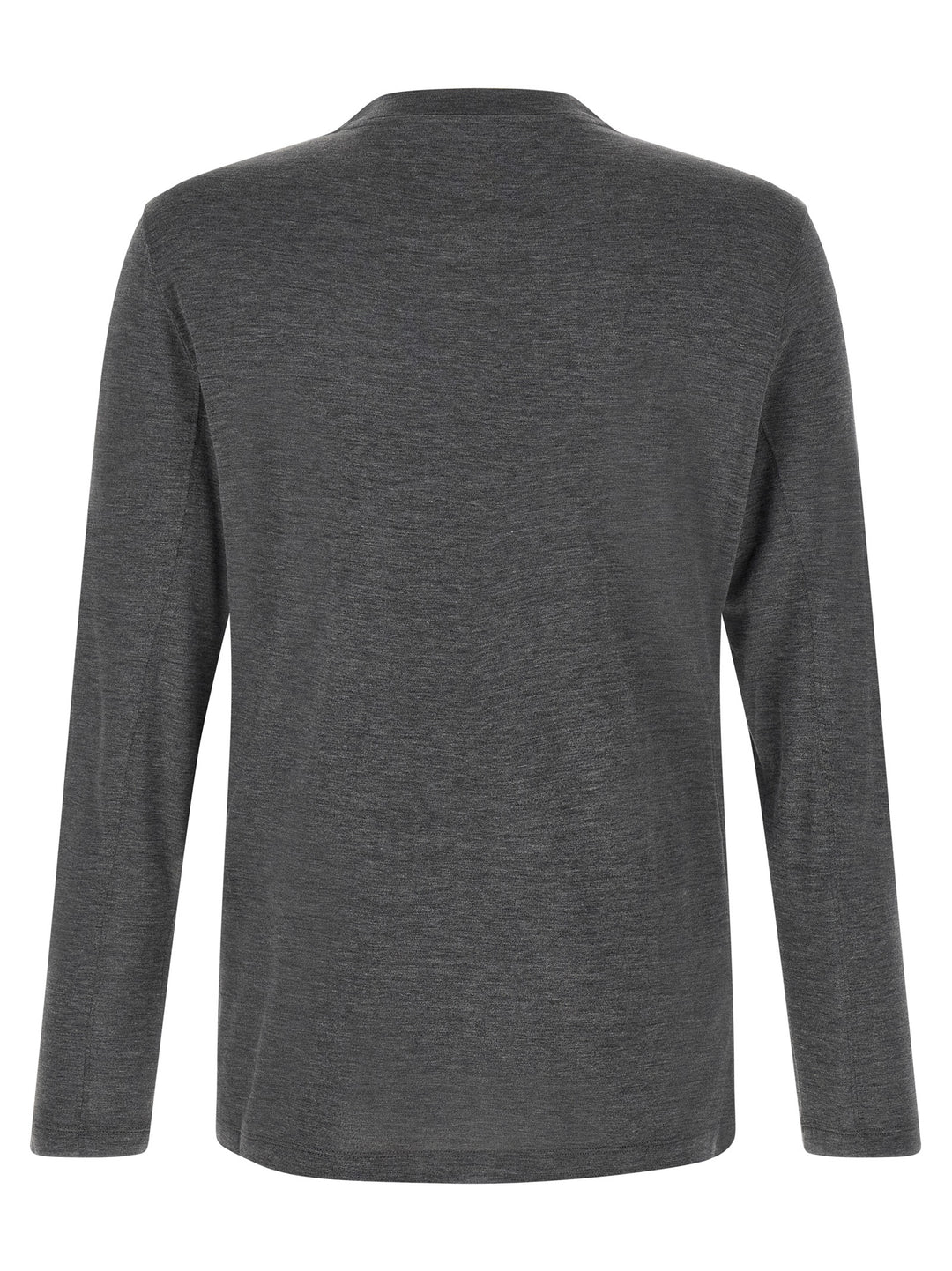 Brunello Cucinelli Gray Silk T-Shirt