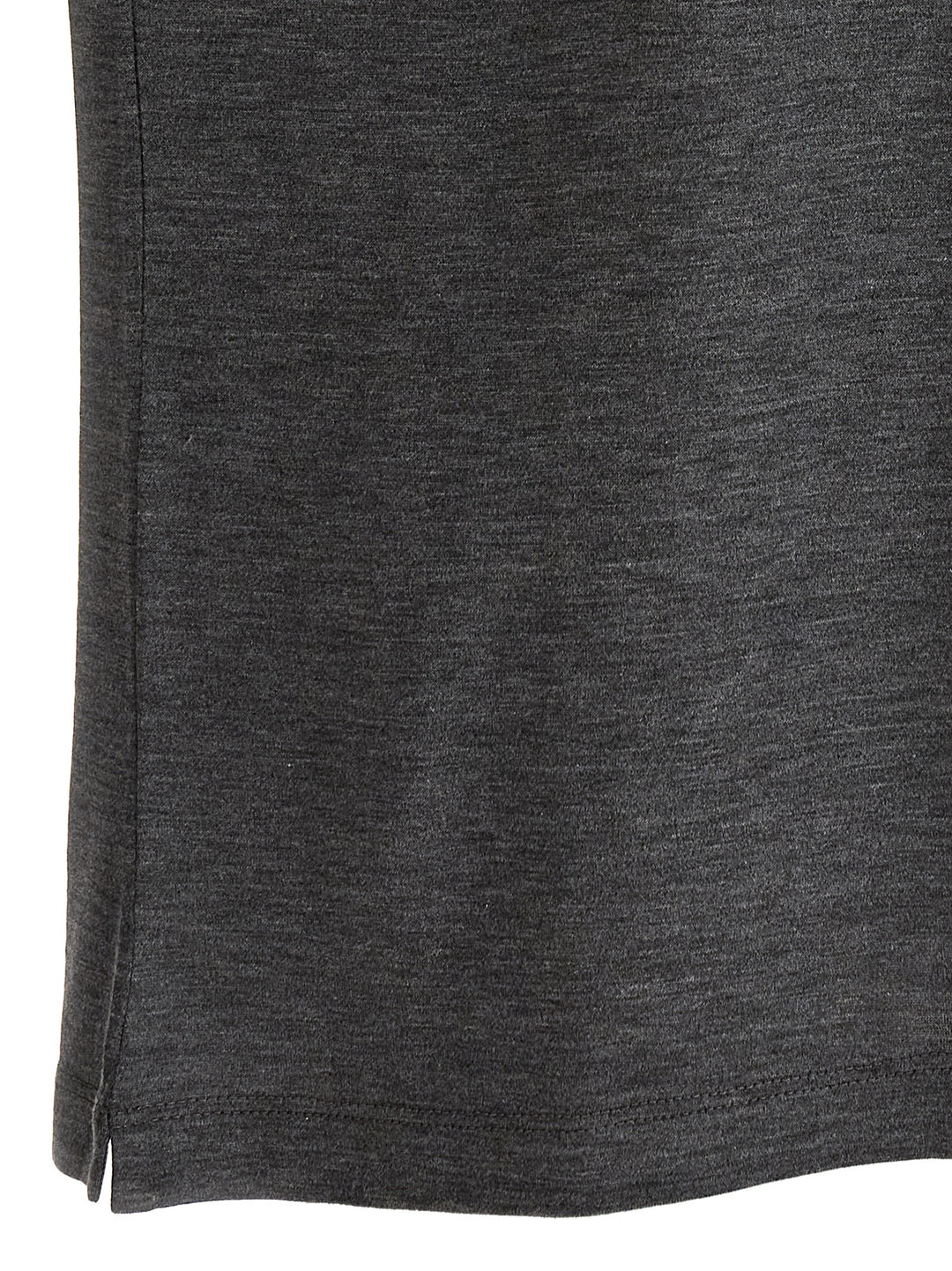 Brunello Cucinelli Gray Silk T-Shirt