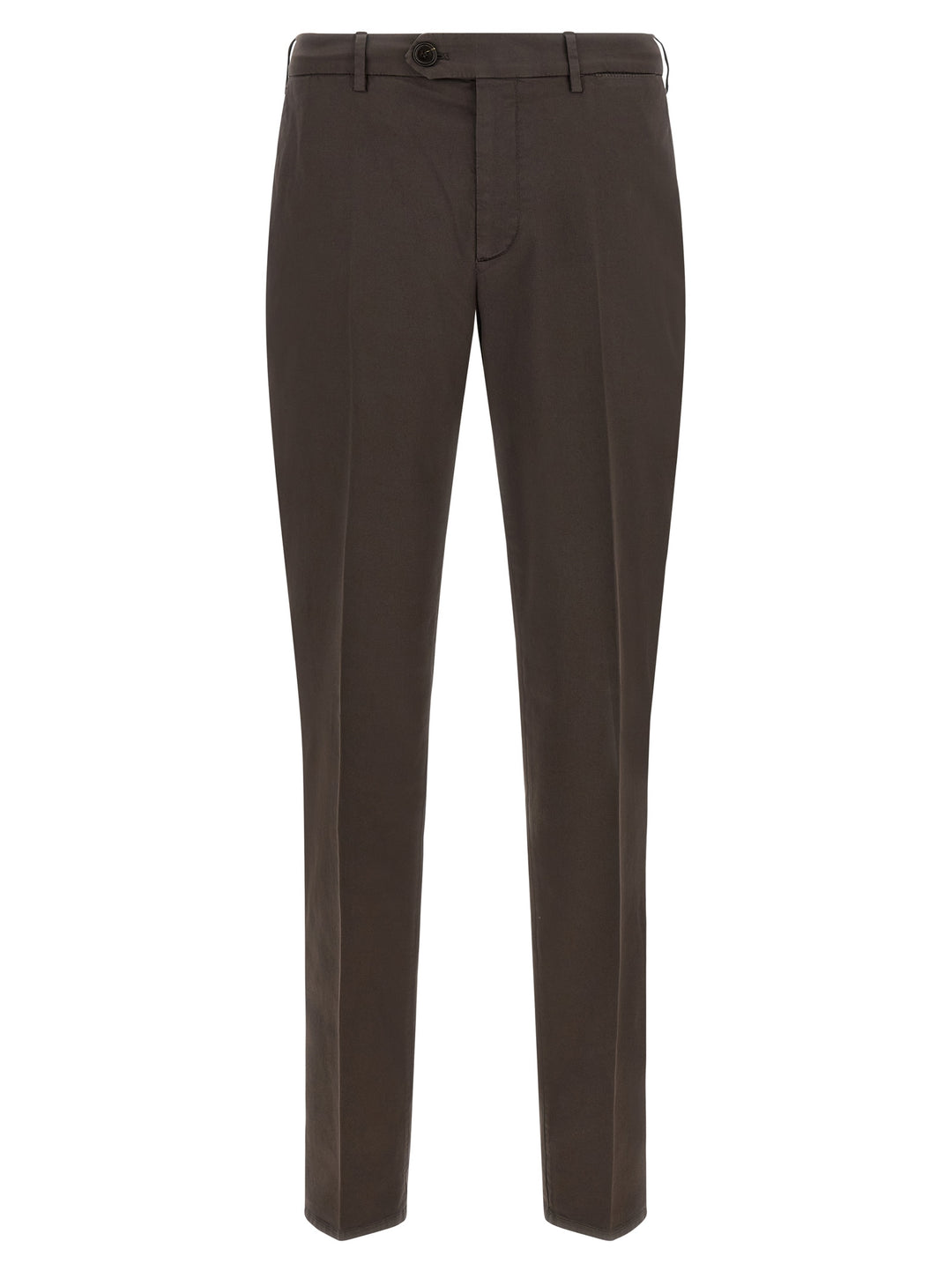 Brunello Cucinelli Brown Cotton Casual Pants