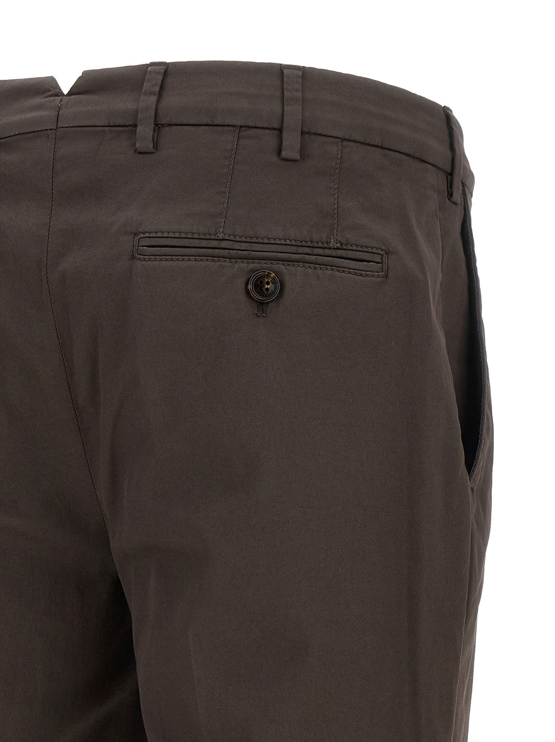 Brunello Cucinelli Brown Cotton Casual Pants