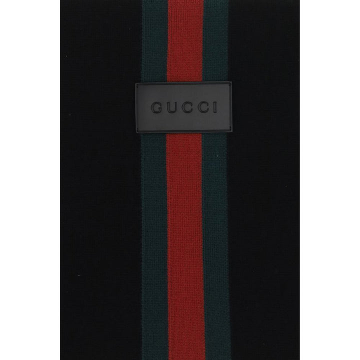 Gucci Black Wool Oves Aries Scarf