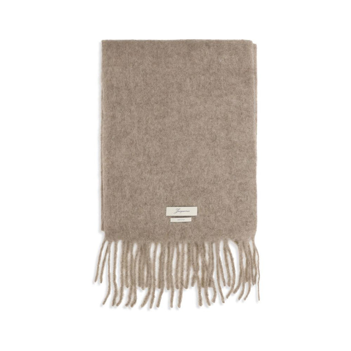Jacquemus Beige Mohair Scarf