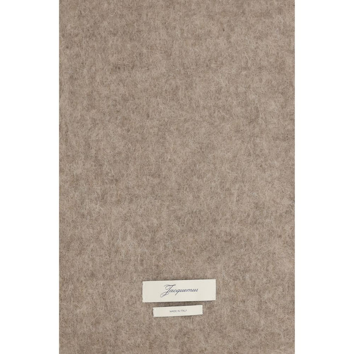 Jacquemus Beige Mohair Scarf