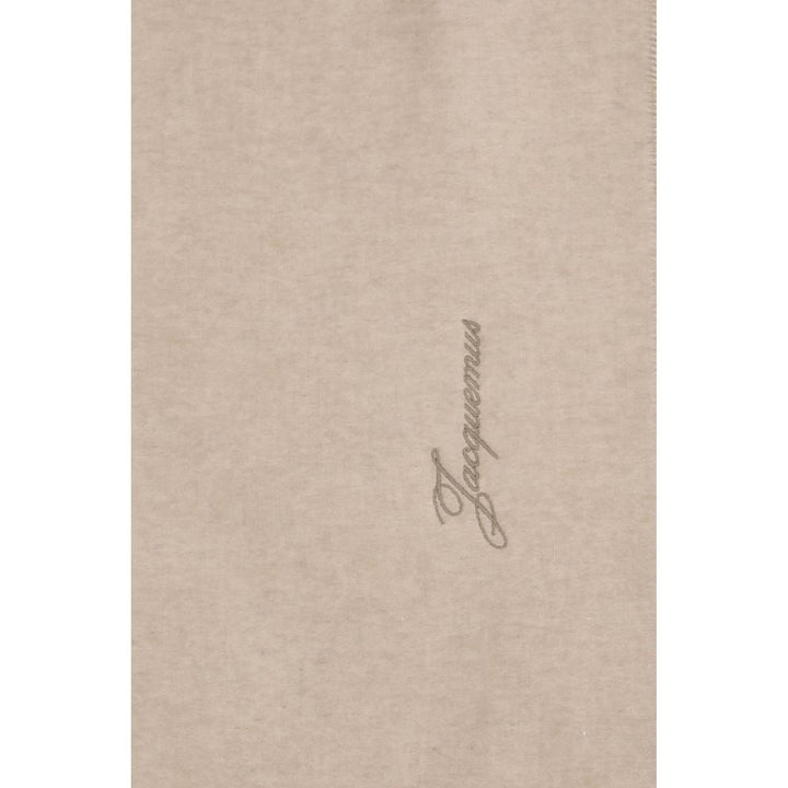 Jacquemus Beige Wool Oves Aries Scarf