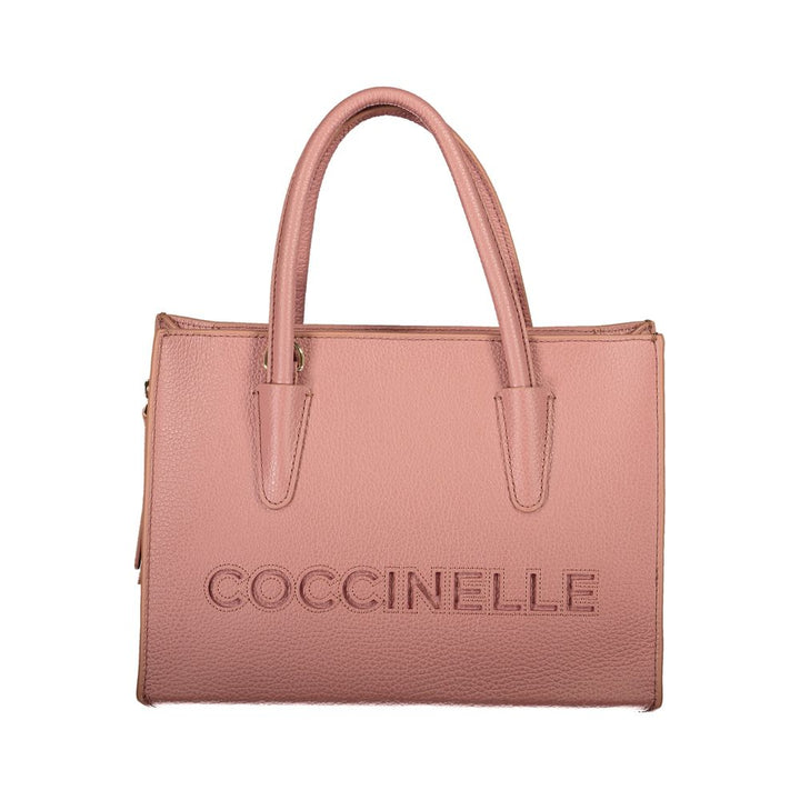 Coccinelle Pink Leather Handbag