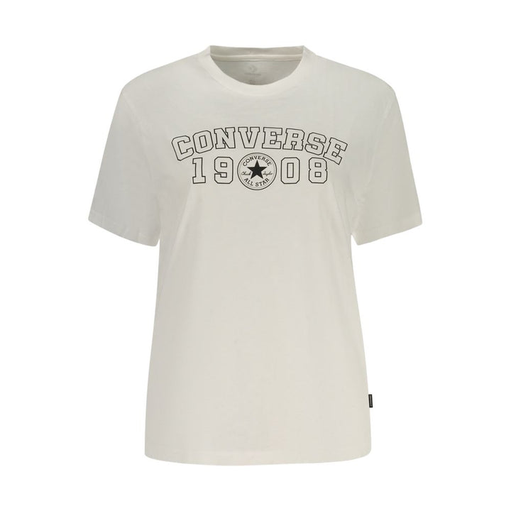 Converse White Cotton T-Shirt