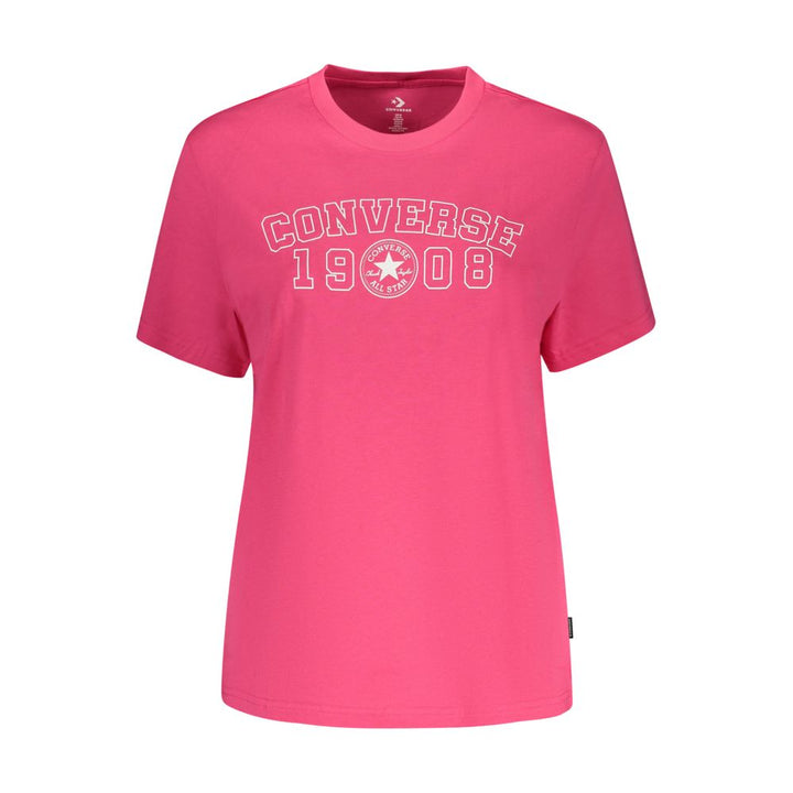 Converse Pink Cotton T-Shirt