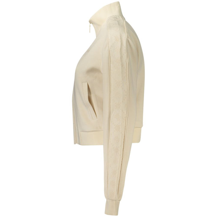Guess Jeans Beige Polyester Sweatshirt