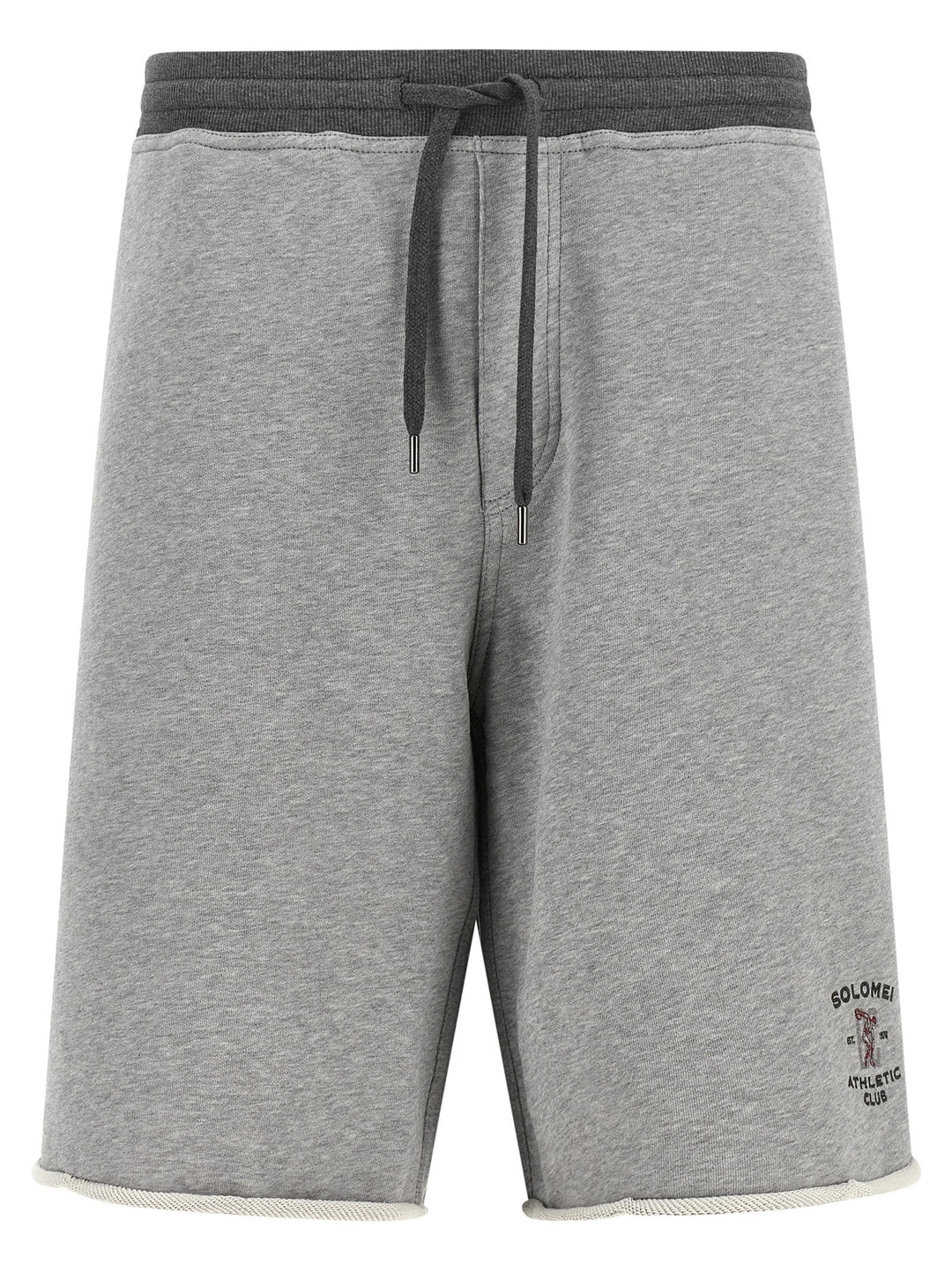 Brunello Cucinelli Gray Cotton Bermuda Shorts
