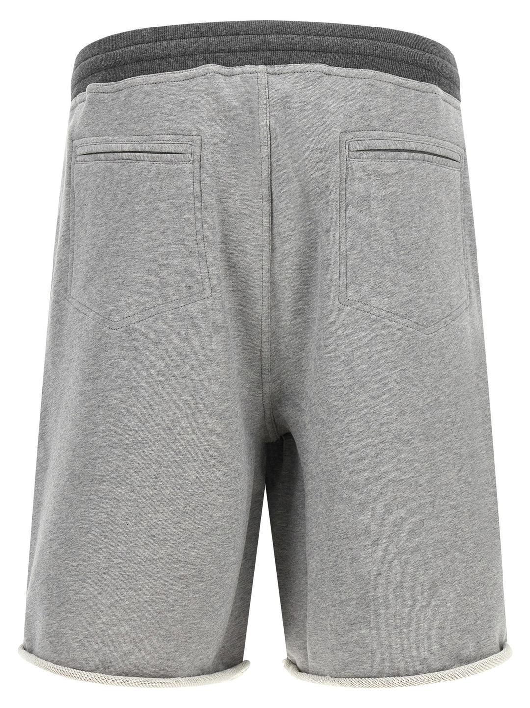 Brunello Cucinelli Gray Cotton Bermuda Shorts