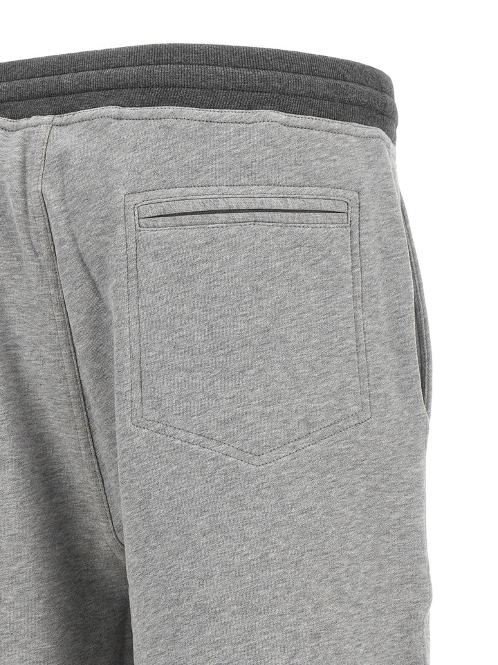 Brunello Cucinelli Gray Cotton Bermuda Shorts