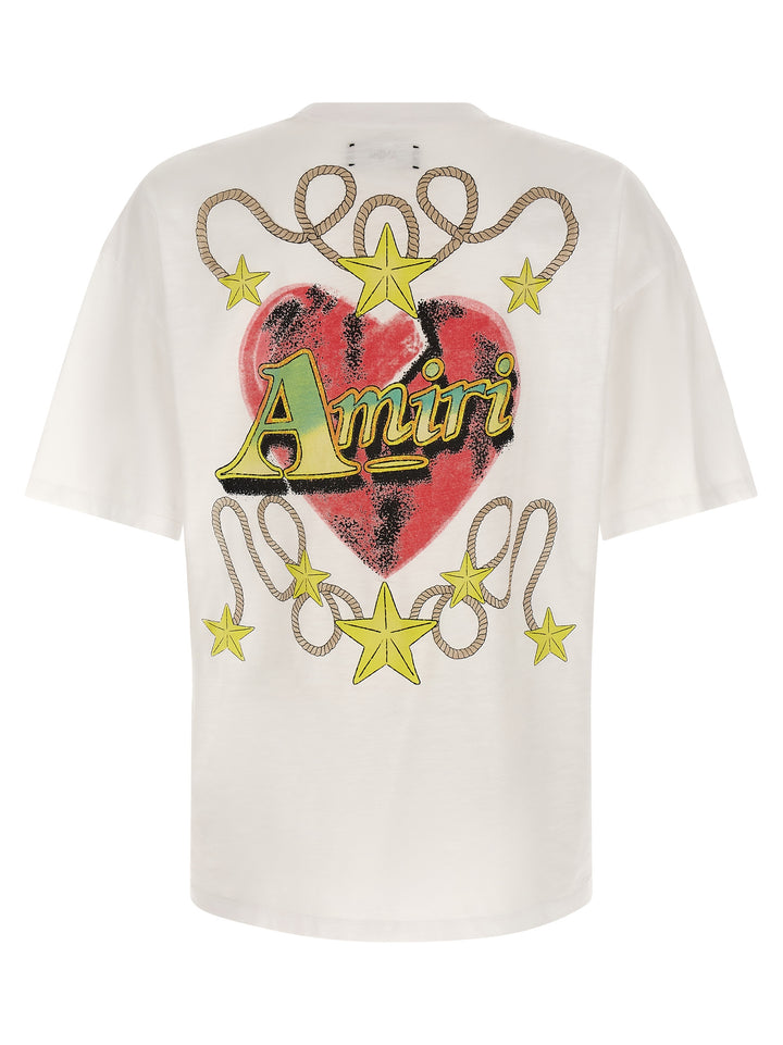 Amiri White Cotton T-Shirt
