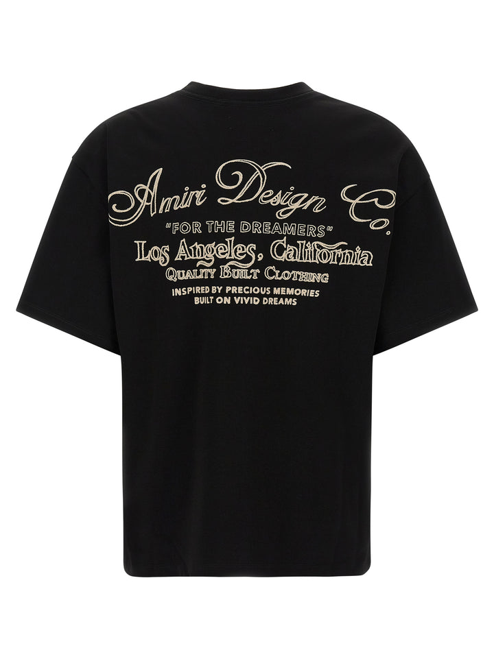 Amiri Black Cotton T-Shirt