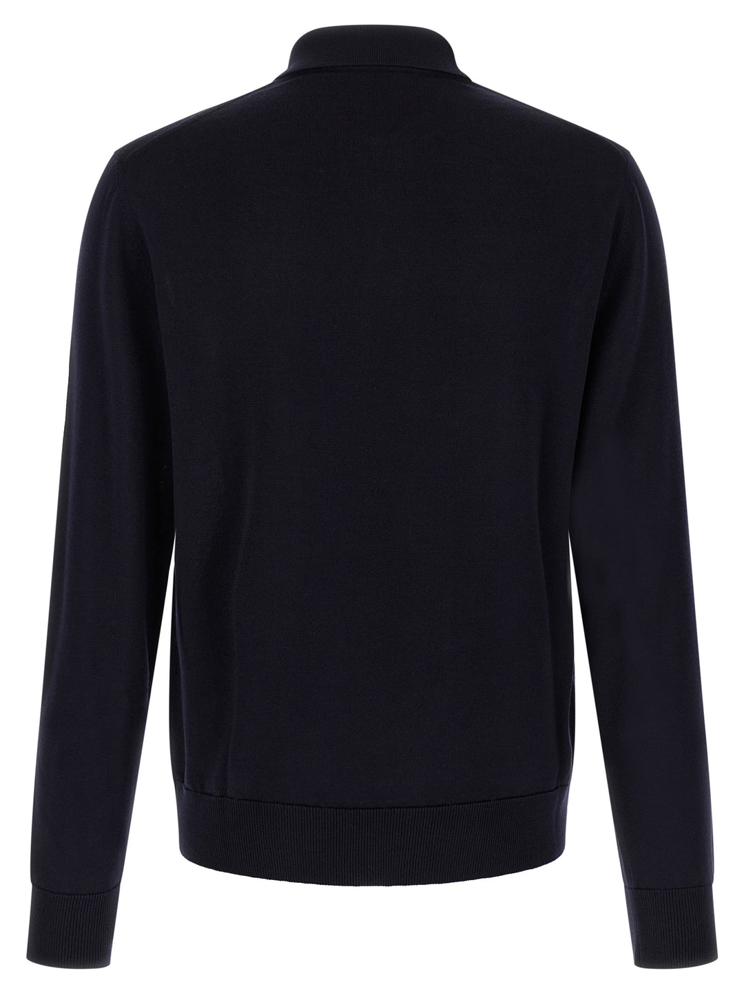 Dolce &amp; Gabbana Blue Virgin Wool Polo Shirt
