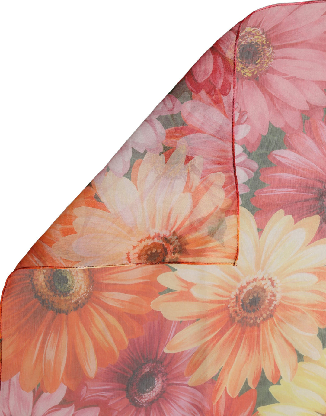 Dolce &amp; Gabbana Multicolor Floral Silk Shawl Stole Scarf