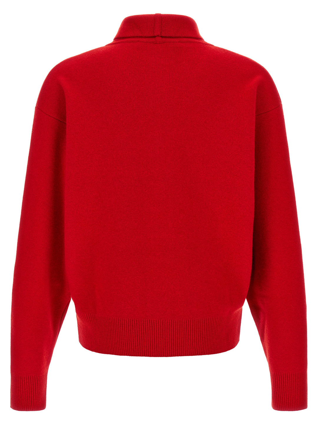 Jacquemus Red Merino Wool Cardigan