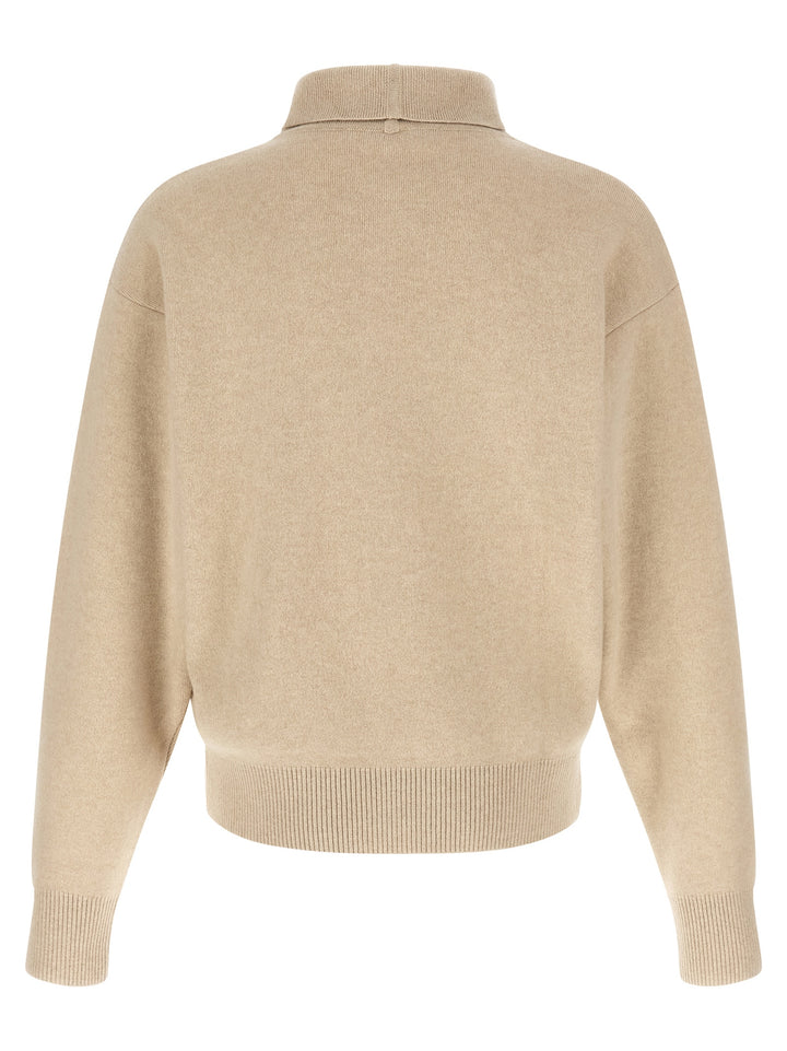 Jacquemus Beige Merino Wool Cardigan