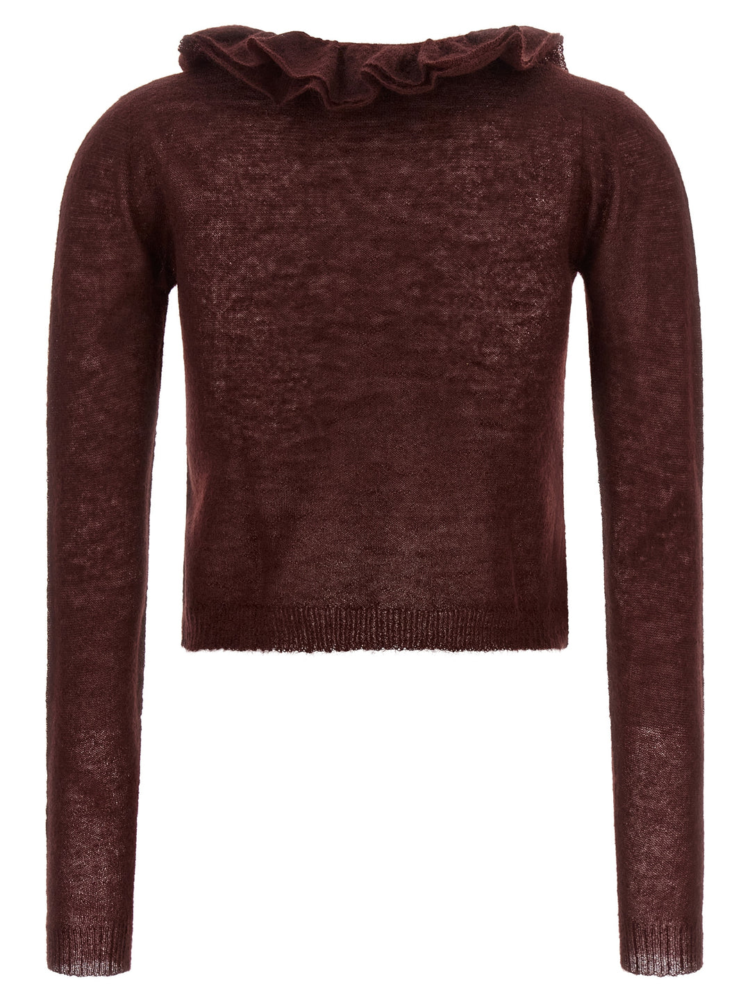 Alberta Ferretti Bordeaux Polyamide Cardigan