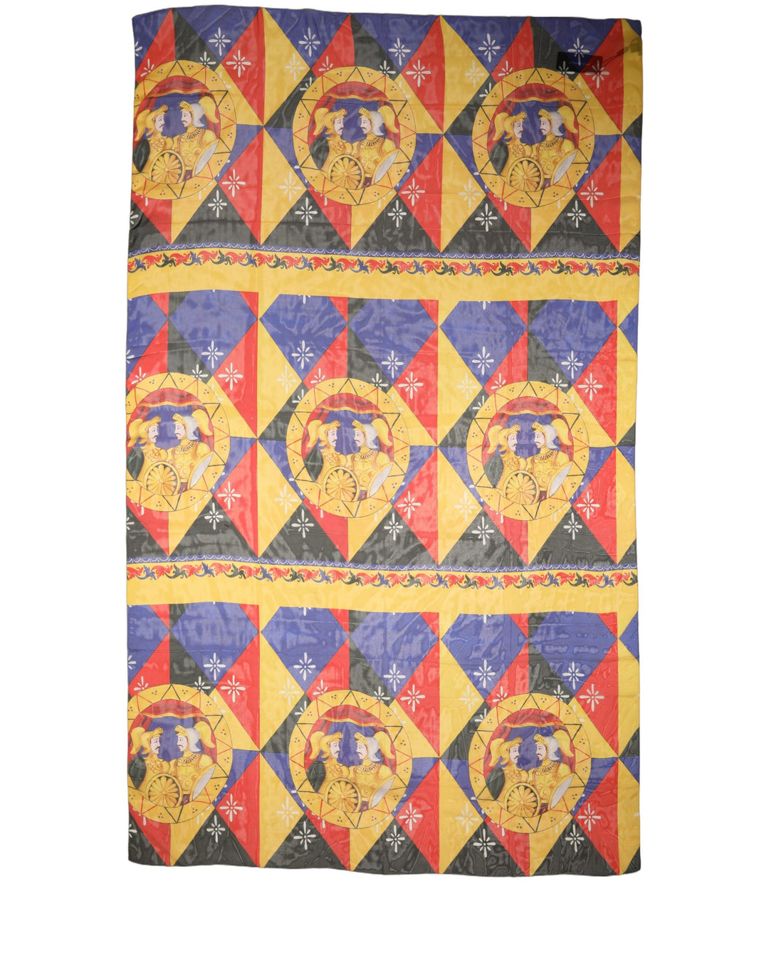 Dolce &amp; Gabbana Multicolor Silk Printed Shawl Stole Scarf