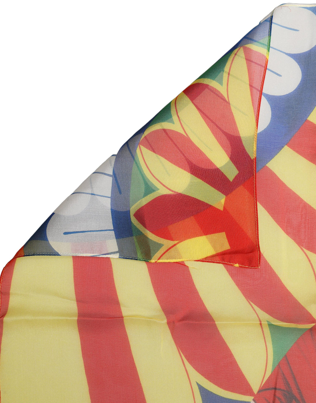 Dolce &amp; Gabbana Multicolor Silk Carretto Foulard Scarf