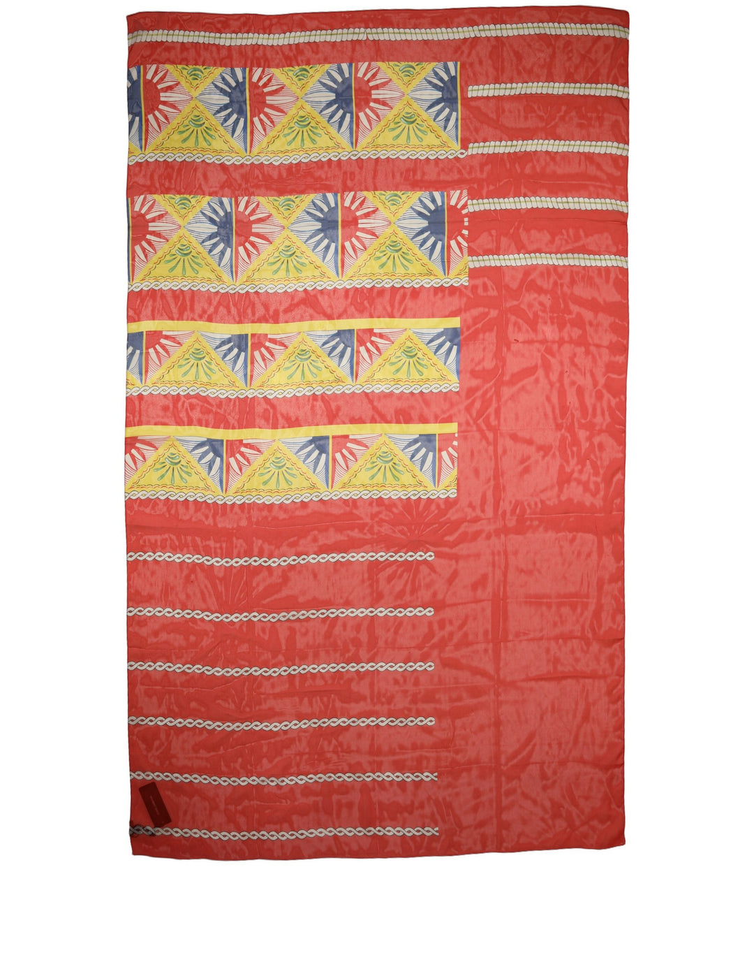 Dolce &amp; Gabbana Multicolor Silk Printed Shawl Stole Scarf