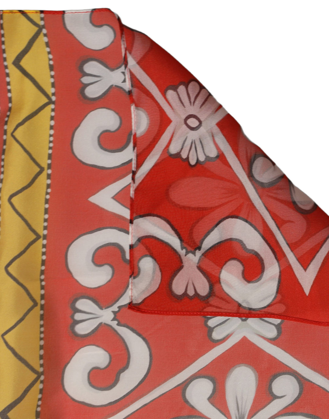 Dolce &amp; Gabbana Multicolor Silk Printed Shawl Stole Scarf