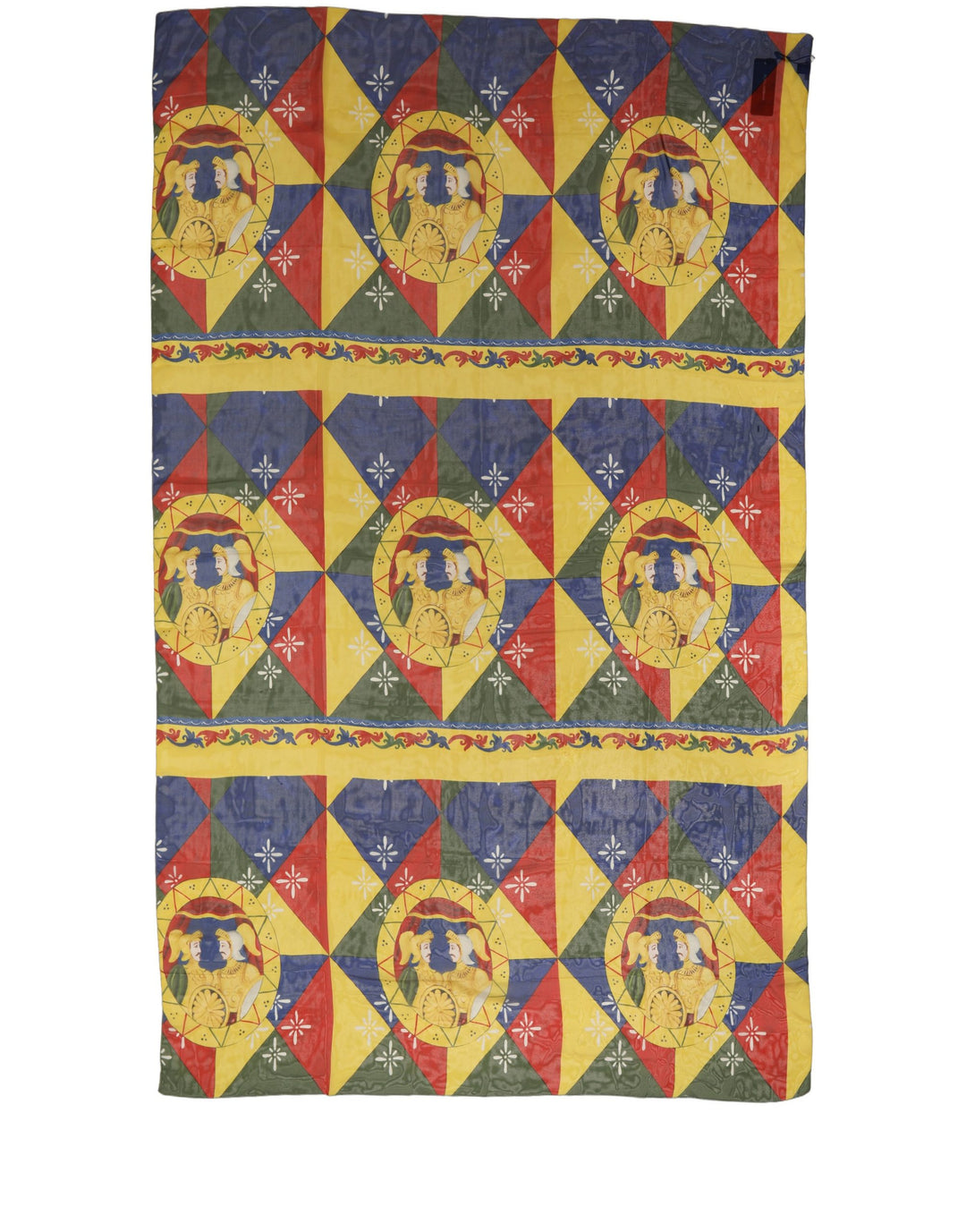 Dolce &amp; Gabbana Multicolor Silk Printed Shawl Stole Scarf