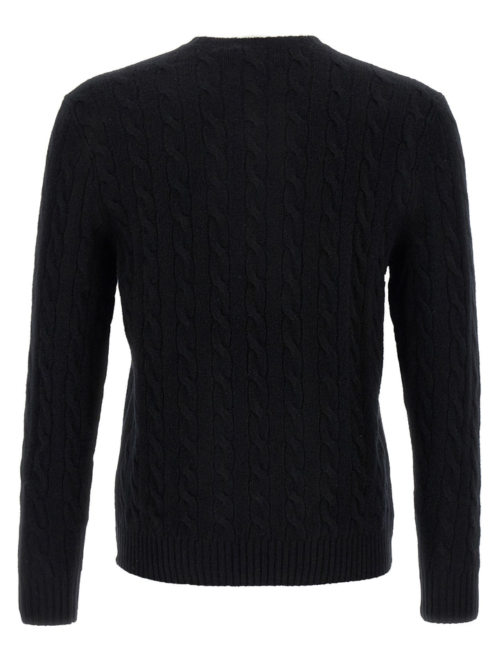 Polo Ralph Lauren Black Wool Cardigan