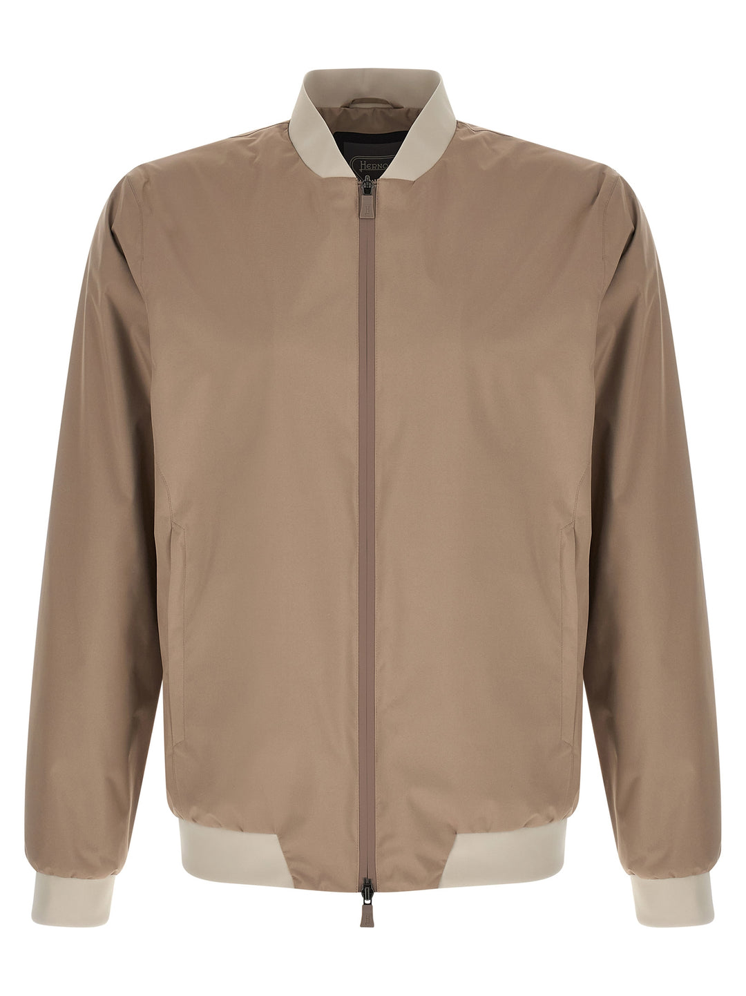 Herno Beige Polyester Bomber