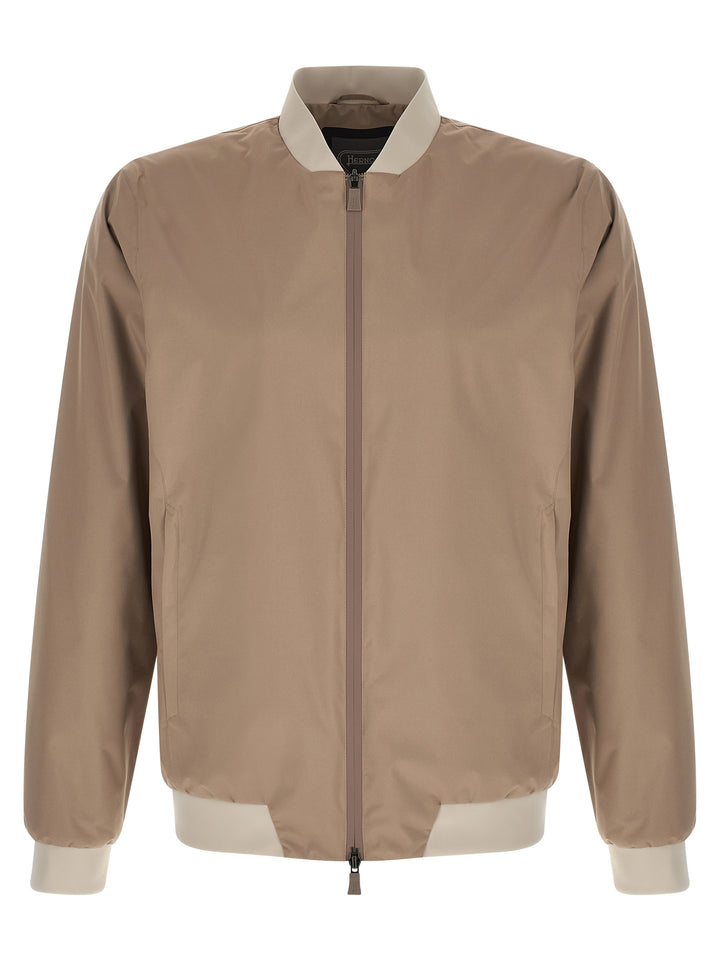 Herno Beige Polyester Bomber