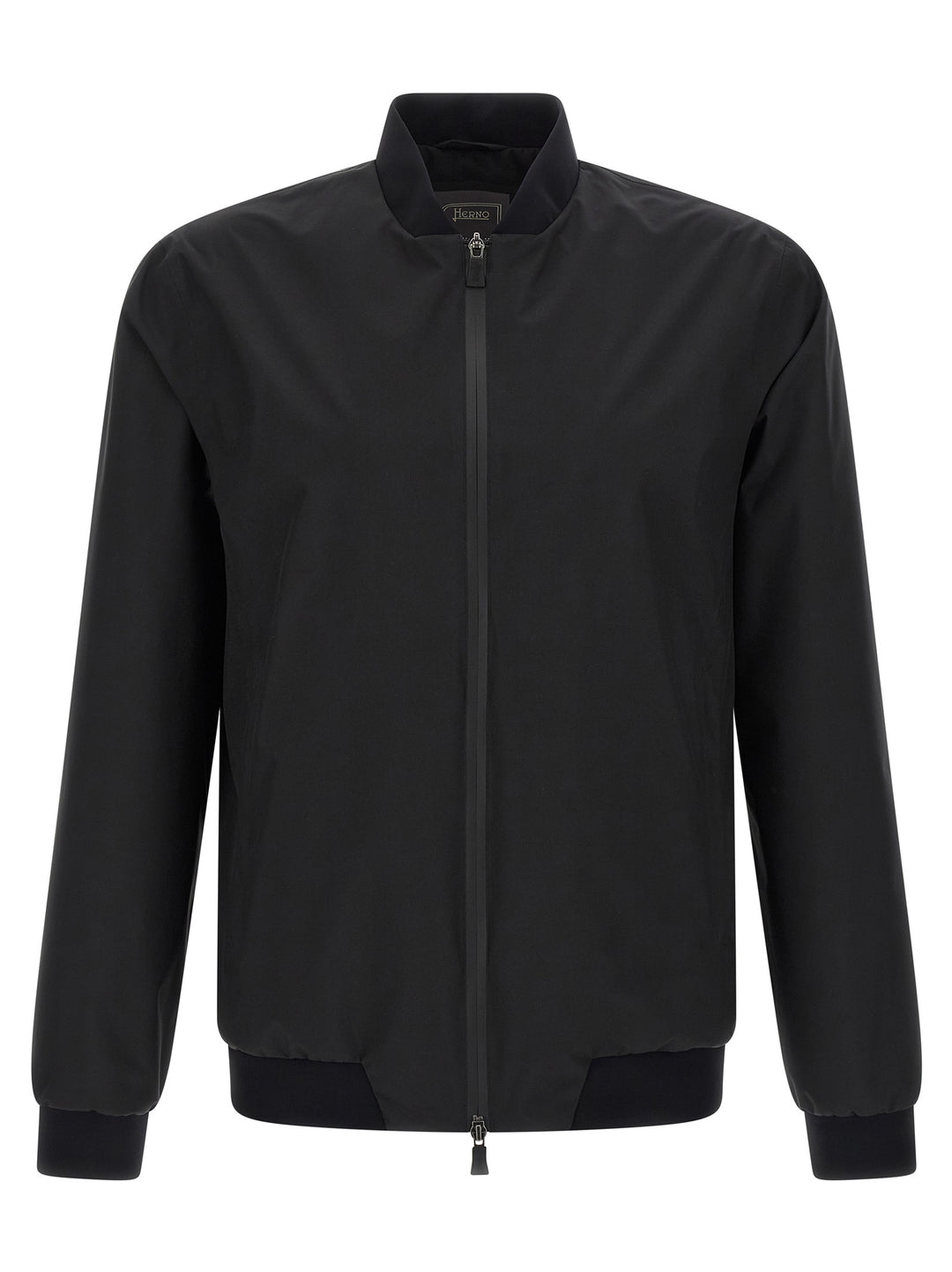 Herno Black Polyester Bomber