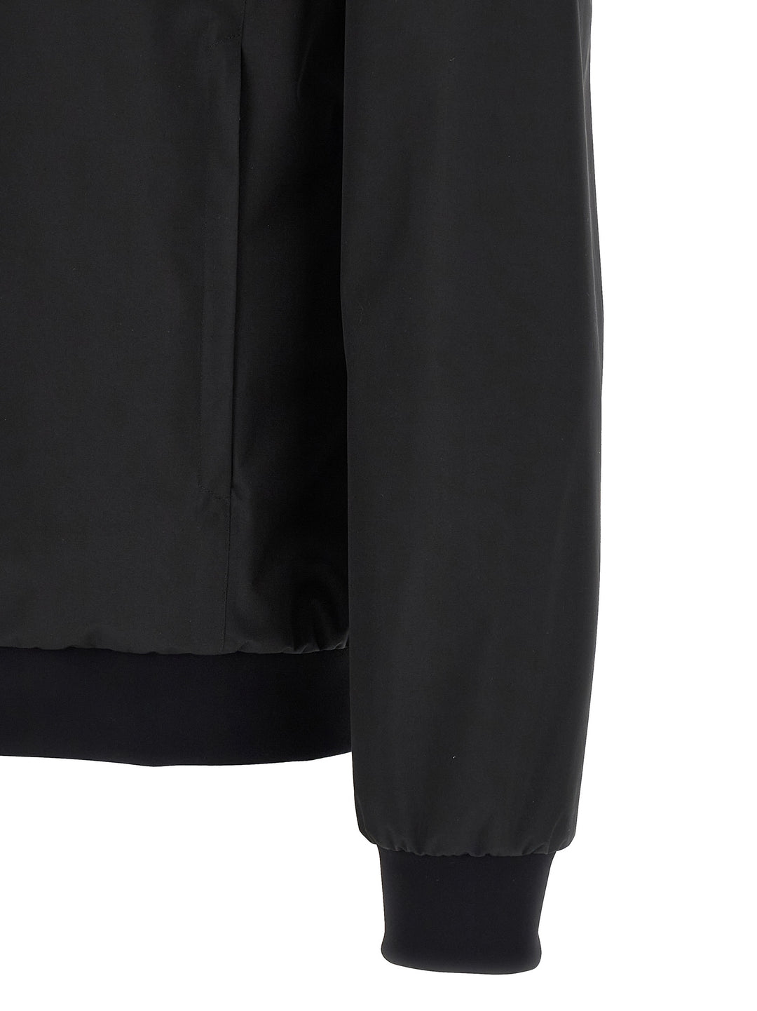 Herno Black Polyester Bomber